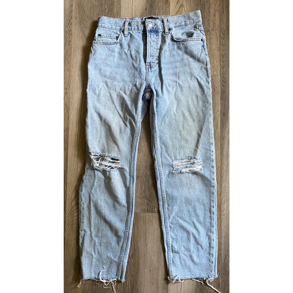 Rails Atwater Womens Size 26 Slouchy Straight Jeans Distressed Boho Grunge